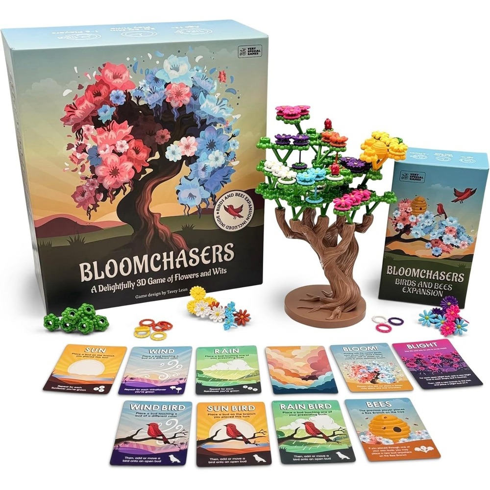 Bloomchasers Game - Kickstarter Edition w/Birds And Bees Expansion- New Sealed